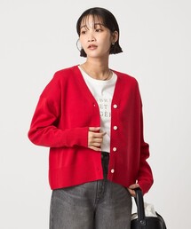 Burberrys 赤 Vネックカーディガン 48サイズ Burberrys 赤 Vネックカーディガン 48サイズ バイセル公式