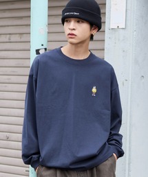 BEN DAVIS（ベンデイビス）の「∴WEGO/BENDAVIS別注ワンポイントロンT（Tシャツ/カットソー）」