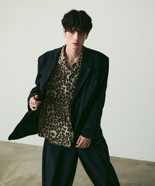 Shoowtime(ショウタイム)の「Oversized Tailored Jacket / オーバーサイズテーラードジャケット(テーラードジャケット・メンズ・ブラック/グレー・MEDIUM/LARGE/X-LARGE)」の14枚目の写真