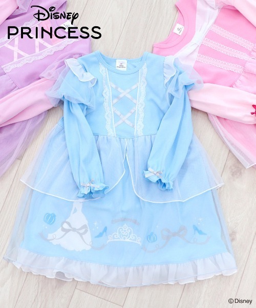 シンデレラ』キッズ キャラクタードレス 長袖 ルームウェア（ルーム