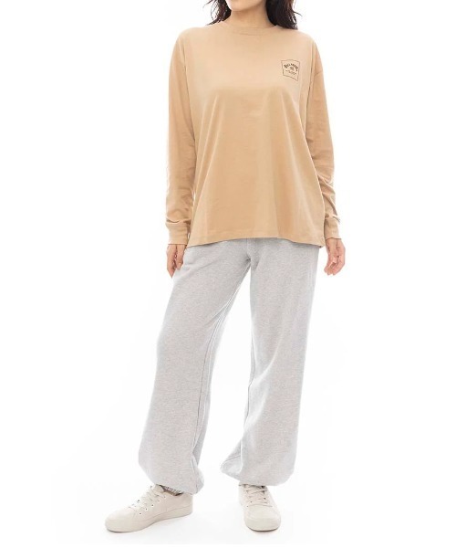 BILLABONG(ビラボン)の「【BILLABONG/ビラボン】24AW SWEAT LONG PANTS/ウエストゴムスウェットパンツ(スウェットパンツ・レディース・ブラック/ホワイト/ヘザーグレー・LARGE/MEDIUM)」の4枚目の写真