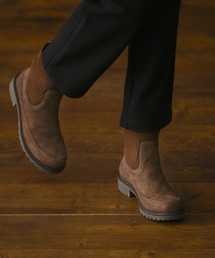 Minnetonka | 【MINNETONKA/ミネトンカ】 ニットソックスサイドゴアブーツ　18M09(ブーツ)