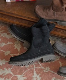 Minnetonka（ミネトンカ）の「【MINNETONKA/ミネトンカ】 ニットソックスサイドゴアブーツ　18M09（ブーツ）」