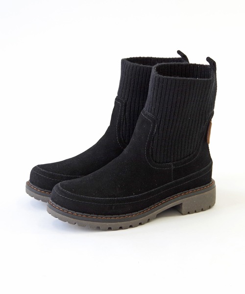 Minnetonka（ミネトンカ）の「【MINNETONKA/ミネトンカ】 ニットソックスサイドゴアブーツ　18M09（ブーツ・レディース・チャコールグレー/ダークブラウン/ブラック・7/5/9/8/6）」の17枚目の写真