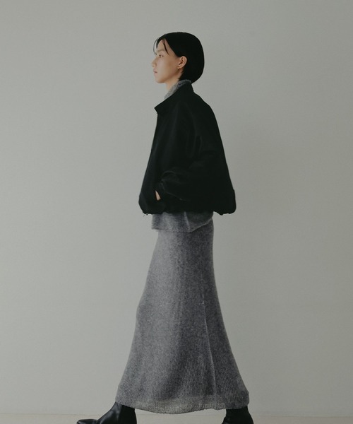 A part by（アパートバイ）の「【セットアップ対応】ナイロンバルーンブルゾン（ブルゾン・レディース・ブラック/ライトベージュ/カーキ・SMALL/MEDIUM）」の7枚目の写真