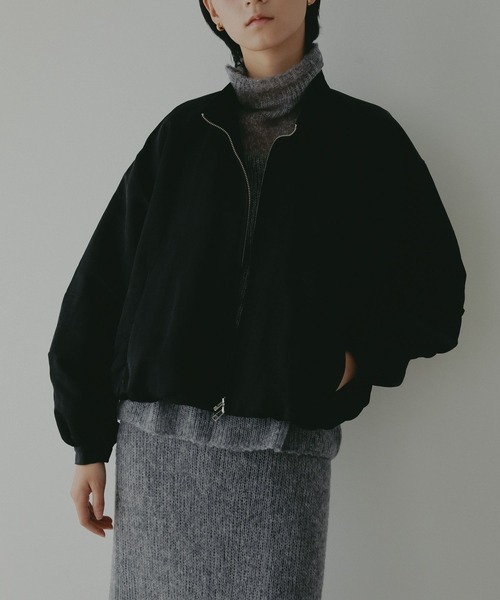 A part by（アパートバイ）の「【セットアップ対応】ナイロンバルーンブルゾン（ブルゾン・レディース・ブラック/ライトベージュ/カーキ・SMALL/MEDIUM）」の8枚目の写真