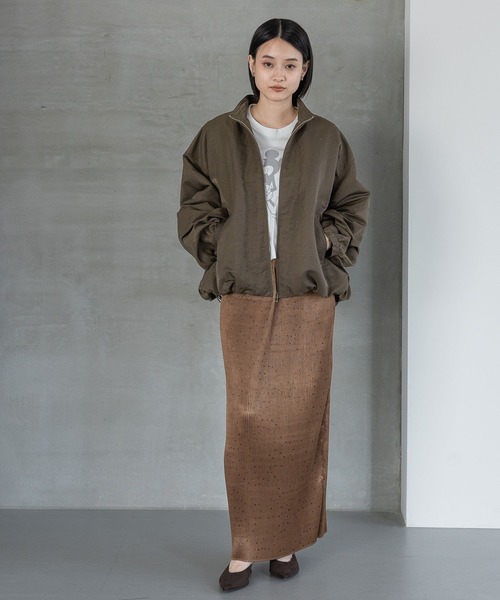 セットアップ対応】ナイロンバルーンブルゾン（ブルゾン）｜A part by