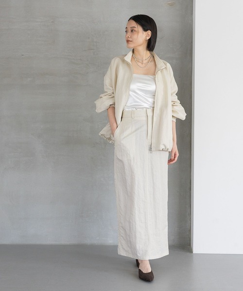 A part by（アパートバイ）の「【セットアップ対応】ナイロンバルーンブルゾン（ブルゾン・レディース・ブラック/ライトベージュ/カーキ・SMALL/MEDIUM）」の17枚目の写真