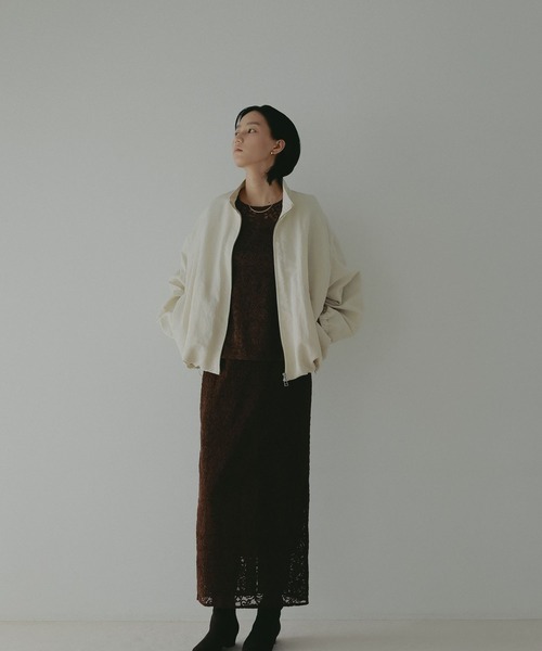 A part by（アパートバイ）の「【セットアップ対応】ナイロンバルーンブルゾン（ブルゾン・レディース・ブラック/ライトベージュ/カーキ・SMALL/MEDIUM）」の21枚目の写真