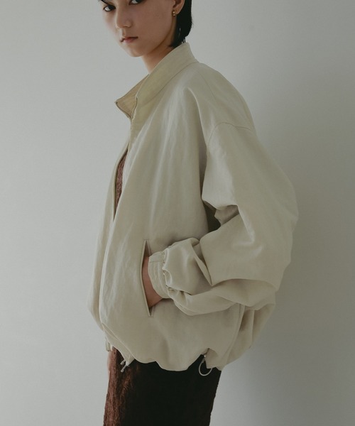 A part by（アパートバイ）の「【セットアップ対応】ナイロンバルーンブルゾン（ブルゾン・レディース・ブラック/ライトベージュ/カーキ・SMALL/MEDIUM）」の22枚目の写真