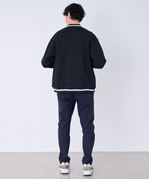 Arnold Palmer（アーノルドパーマー）の「ダンボールニット シェア スタジアムジャンパー（スタジャン・レディース・ブラック/アイボリー/ライトベージュ・L/M/S/LL/XS）」の22枚目の写真