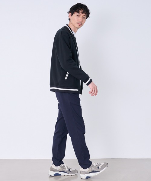 Arnold Palmer（アーノルドパーマー）の「ダンボールニット シェア スタジアムジャンパー（スタジャン・レディース・ブラック/アイボリー/ライトベージュ・L/M/S/LL/XS）」の9枚目の写真