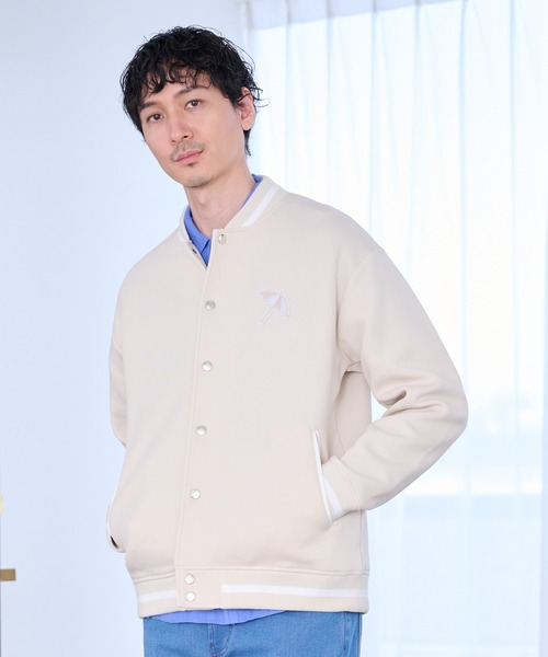 ダンボールニット シェア スタジアムジャンパー（スタジャン）｜Arnold