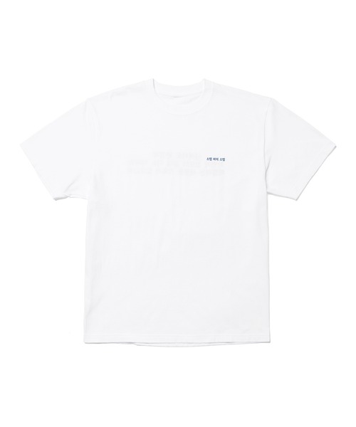 DESIGNERS(デザイナーズ)の「Hangul Tee -Step by Step-(Tシャツ/カットソー・メンズ・ホワイト・XL/L/M/S)」の3枚目の写真