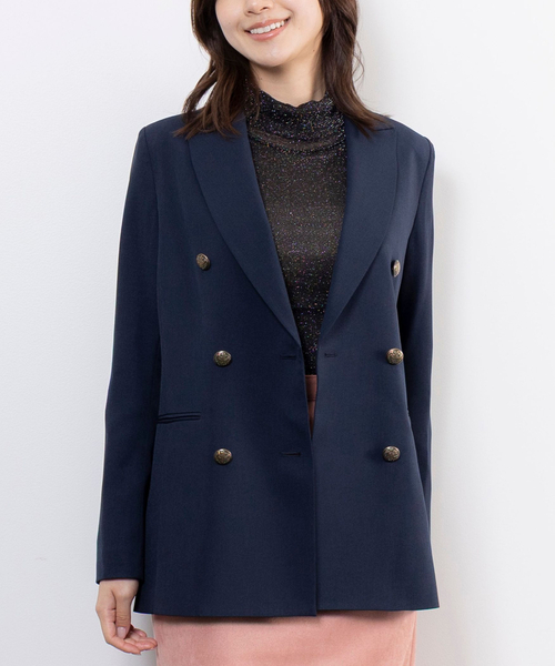 セール】【NARACAMICIE】ダブルブレストジャケット（テーラード