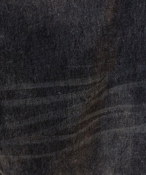 ADAM PATEK(アダムパテック)の「【ADAMPATEK/アダムパテック】velour dust wide pants ワイドパンツ(デニムパンツ・レディース・ブラウン/ブラック・1/2)」の3枚目の写真