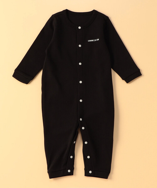 COMME CA ISM（コムサイズム）の「“にっぽんの色” おしりパッチ 長袖ツーウェイオール（ロンパース・キッズ・グリーン/ライトグレー/ブラック/イエロー/ラベンダー・60-80cm）」の2枚目の写真