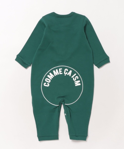 COMME CA ISM（コムサイズム）の「“にっぽんの色” おしりパッチ 長袖ツーウェイオール（ロンパース・キッズ・グリーン/ライトグレー/ブラック/イエロー/ラベンダー・60-80cm）」の3枚目の写真