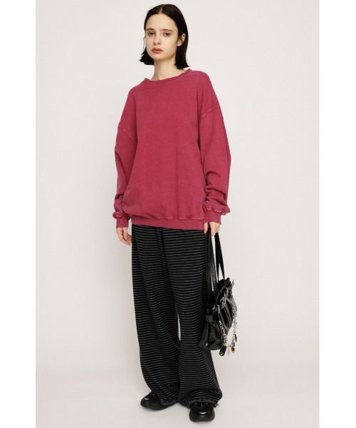 SLY（スライ）の「AUTHENTIC OVER C/N SW TOPS オーセンティック オーバー クルーネック スウェット トップス 秋服 冬服　トレーナー（スウェット・レディース・ブラック系その他2/ホワイト系その他2/レッド系その他・FREE）」の18枚目の写真