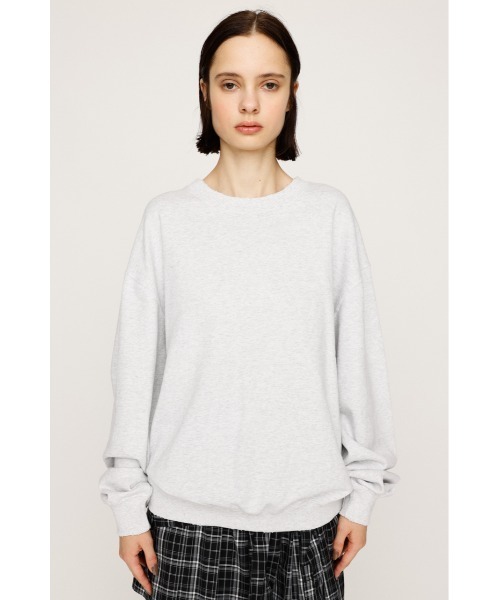 SLY（スライ）の「AUTHENTIC OVER C/N SW TOPS オーセンティック オーバー クルーネック スウェット トップス 秋服 冬服　トレーナー（スウェット・レディース・ブラック系その他2/ホワイト系その他2/レッド系その他・FREE）」の7枚目の写真