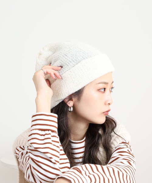 セール】ローゲージニットワッチ（ニットキャップ/ビーニー）｜Sense