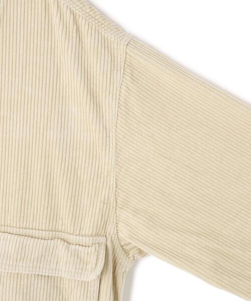 DANKE SCHON（ダンケシェーン）の「【WEB&DEPOT限定】DankeSchon/ダンケシェーン/CORDUROY COVERALLS（カバーオール・レディース・ブラック/ホワイト系2・S/L/M）」の9枚目の写真