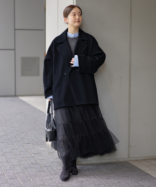 WEB限定/追加2》スーパー160ダブルフェイスショートコート（その他