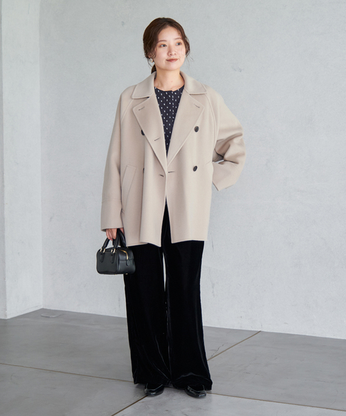 WEB限定/追加2》スーパー160ダブルフェイスショートコート（その他