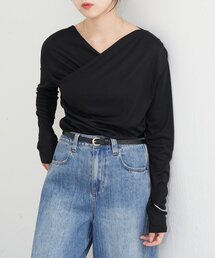 SHENERY | カシュクールカットソー(Tシャツ/カットソー)