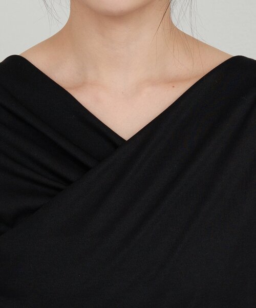 SHENERY（シーナリー）の「カシュクールカットソー（Tシャツ/カットソー・レディース・ブラック/グレー/オフホワイト・FREE）」の15枚目の写真