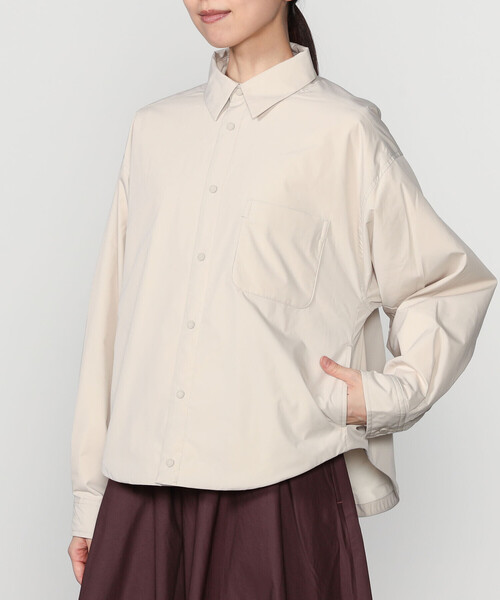 セール】ORCIVAL | ポリタイプライター シャツジャケット WOMEN