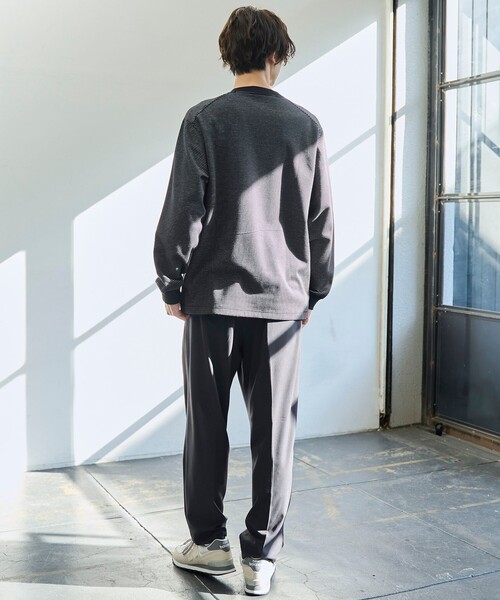 coen(コーエン)の「【好評につき新色追加】クリーンプラス ボーダーロングスリーブTシャツ【抗菌防臭・防汚(食品汚れ)・UVカット】(Tシャツ/カットソー・メンズ・マスタード/ブラック/ネイビー/クリーム・XL/L/M/S)」の7枚目の写真