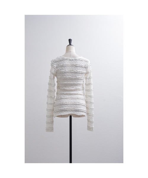 leimn(レイムン)の「フリルレーストップス(Tシャツ/カットソー・レディース・ホワイト/ブラック・FREE)」の11枚目の写真