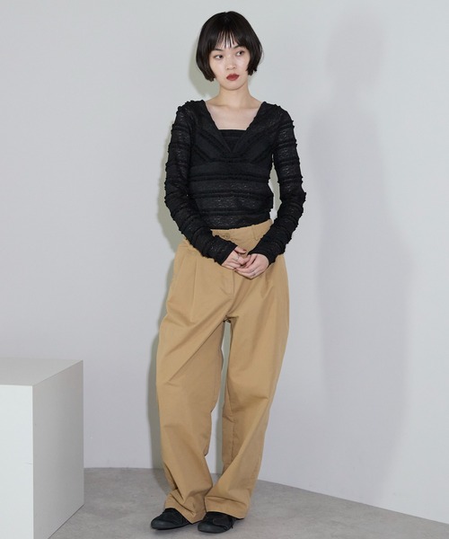 leimn(レイムン)の「フリルレーストップス(Tシャツ/カットソー・レディース・ホワイト/ブラック・FREE)」の21枚目の写真