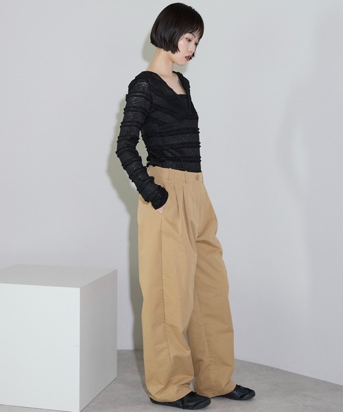 leimn(レイムン)の「フリルレーストップス(Tシャツ/カットソー・レディース・ホワイト/ブラック・FREE)」の19枚目の写真