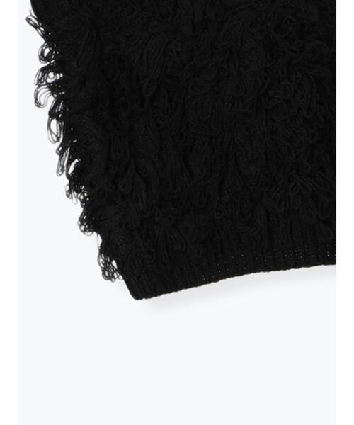 ehka sopo（エヘカソポ）の「ループ編みニットビスチェ（ニット/セーター・レディース・ブラック/ブラウン/キナリ・F）」の16枚目の写真