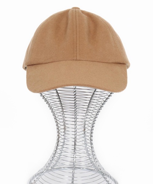 CAMBIO（カンビオ）の「mko13179-Cashimere Blend Cap キャップ(NF-252-BO001)（キャップ・メンズ・ブラック/キャメル・FREE）」の9枚目の写真