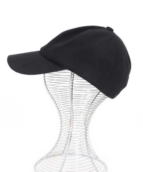 CAMBIO（カンビオ）の「mko13179-Cashimere Blend Cap キャップ(NF-252-BO001)（キャップ・メンズ・ブラック/キャメル・FREE）」の11枚目の写真