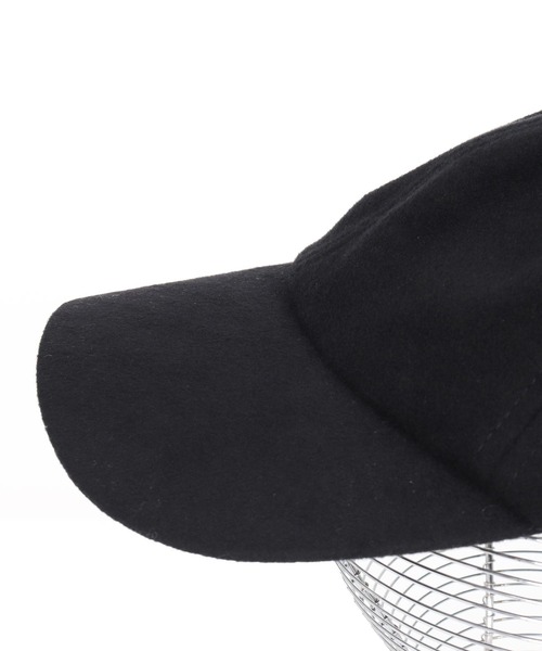 CAMBIO（カンビオ）の「mko13179-Cashimere Blend Cap キャップ(NF-252-BO001)（キャップ・メンズ・ブラック/キャメル・FREE）」の12枚目の写真