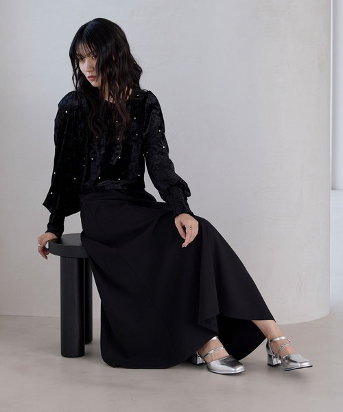 forksy.】【オケージョン対応】スクエアトゥダブルストラップ