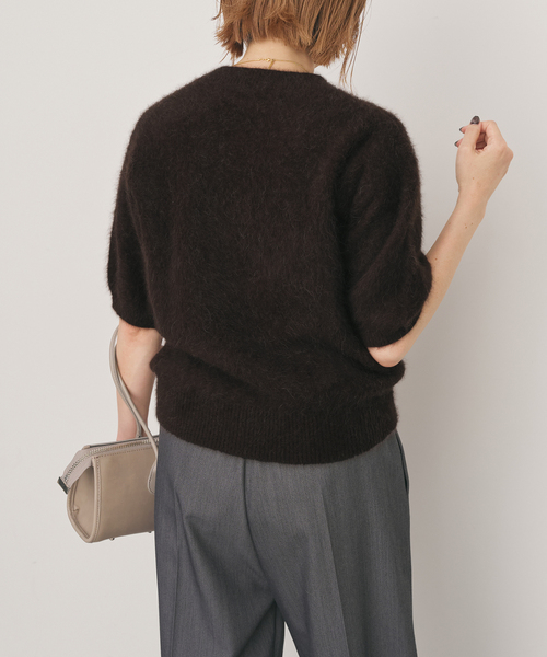 FOX/ALPACAハーフスリーブニット（ニット/セーター）｜Spick