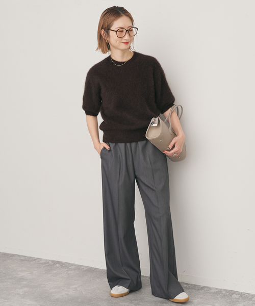 FOX/ALPACAハーフスリーブニット（ニット/セーター）｜Spick & Span