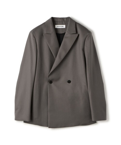 Super160's ウールツイル ダブルジャケット（テーラードジャケット
