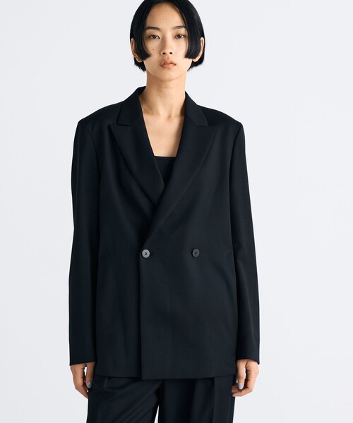 Super160's ウールツイル ダブルジャケット（テーラードジャケット