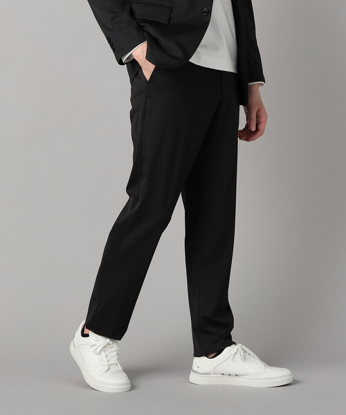 COMME CA MEN(コムサメン)の「【セットアップ対応】福井産 ナイロントリコットジャージー テーパードパンツ(スラックス・メンズ・チャコールグレー/ネイビー・M/S/XL/L)」の21枚目の写真