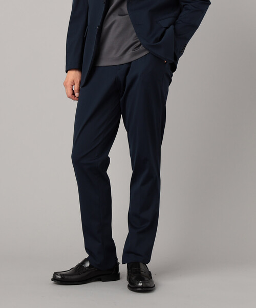 COMME CA MEN(コムサメン)の「【セットアップ対応】福井産 ナイロントリコットジャージー テーパードパンツ(スラックス・メンズ・チャコールグレー/ネイビー・M/S/XL/L)」の16枚目の写真