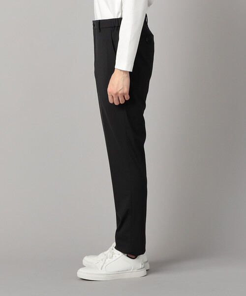 COMME CA MEN(コムサメン)の「【セットアップ対応】福井産 ナイロントリコットジャージー テーパードパンツ(スラックス・メンズ・チャコールグレー/ネイビー・M/S/XL/L)」の12枚目の写真