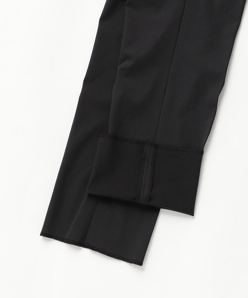 COMME CA MEN(コムサメン)の「【セットアップ対応】福井産 ナイロントリコットジャージー テーパードパンツ(スラックス・メンズ・チャコールグレー/ネイビー・M/S/XL/L)」の5枚目の写真