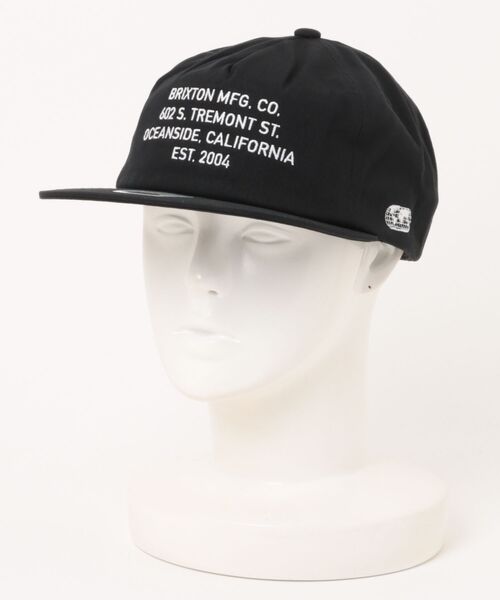 BRIXTON（ブリクストン）の「BRIXTON/ブリクストン キャップ UNION II NETPLUS MP SNPK フラットバイザー スナップバック 11897（キャップ・メンズ・エンジ/ブラック・FREE）」の8枚目の写真