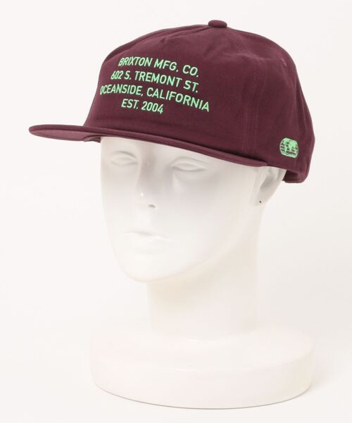 BRIXTON（ブリクストン）の「BRIXTON/ブリクストン キャップ UNION II NETPLUS MP SNPK フラットバイザー スナップバック 11897（キャップ・メンズ・エンジ/ブラック・FREE）」の9枚目の写真